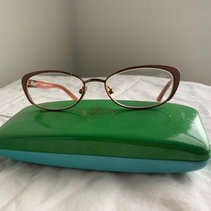 Kate Spade Cat Eye Eyeglass Frame USED